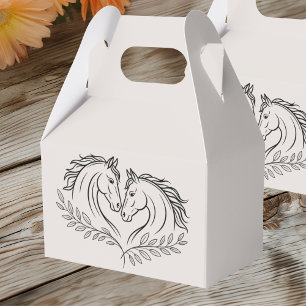 Rustikale Liebe Western Hochzeit Geschenkschachtel