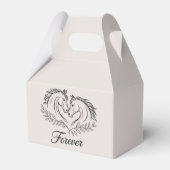 Rustikale Liebe Western Hochzeit Geschenkschachtel (Vorderseite)