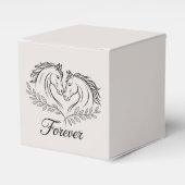 Rustikale Liebe Western Hochzeit Geschenkschachtel (Vorderseite)