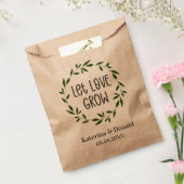 Rustikale Ließ Liebe Grow Seed Gastgeschenk Hochze Geschenktütchen (Versiegelt)