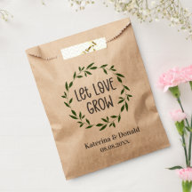 Rustikale Ließ Liebe Grow Seed Gastgeschenk Hochze