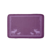 Rustikale lila badematte (Vorderseite)