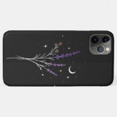 Rustikale lila Blumen & Mond Case-Mate iPhone Case-Mate iPhone Hülle (Rückseite (Horizontal))
