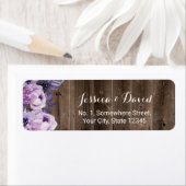 Rustikale Lila Blütenhochzeit (Insitu)