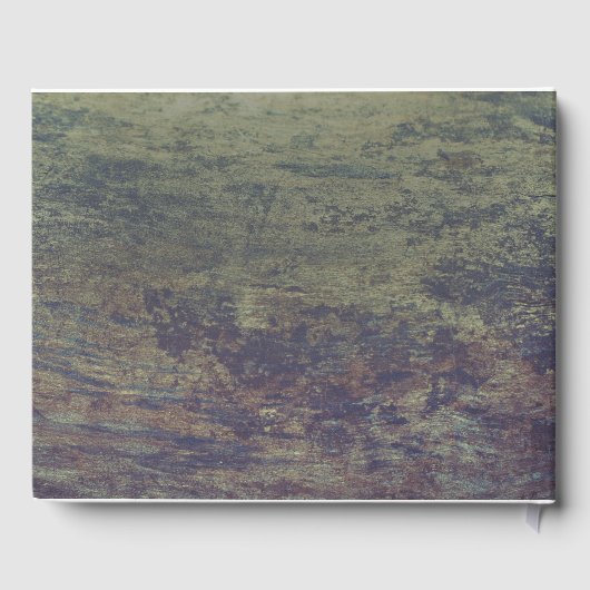 Rustikale Lila Frühlingsfeiern Gästebuch (Rückseite)