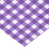 Rustikale Lila Gingham Karos Pattern Tablecloth Tischdecke (Schrägansicht)