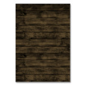 Rustikale Lila Gold Hochzeitskarten Tischnummer (Rückseite)