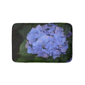 Rustikale Lila Hydrangea makrophylla Badematte (Vorderseite)