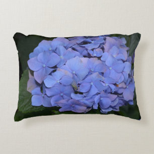 Rustikale Lila Hydrangea makrophylla Dekokissen