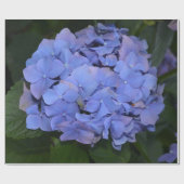 Rustikale Lila Hydrangea makrophylla Geschenkpapier (Flach)
