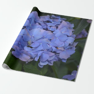 Rustikale Lila Hydrangea makrophylla Geschenkpapier