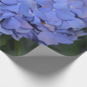 Rustikale Lila Hydrangea makrophylla Geschenkpapier (Ecke)