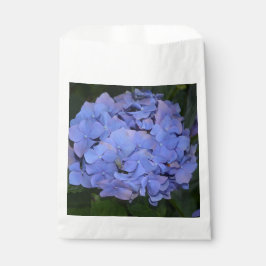 Rustikale Lila Hydrangea makrophylla Geschenktütchen