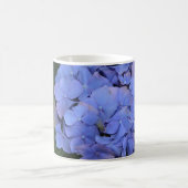 Rustikale Lila Hydrangea makrophylla Kaffeetasse (Mittel)