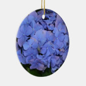 Rustikale Lila Hydrangea makrophylla Keramik Ornament (Rechts)