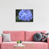 Rustikale Lila Hydrangea makrophylla Leinwanddruck (Insitu (Wohnzimmer))