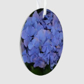Rustikale Lila Hydrangea makrophylla Ornament (Vorderseite)