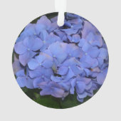 Rustikale Lila Hydrangea makrophylla Ornament (Rückseite)