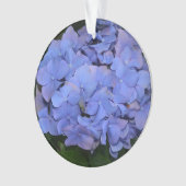 Rustikale Lila Hydrangea makrophylla Ornament (Vorderseite)