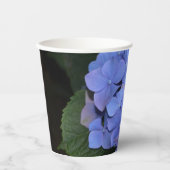 Rustikale Lila Hydrangea makrophylla Pappbecher (Vorderseite)
