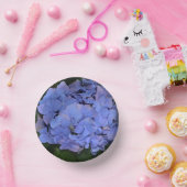 Rustikale Lila Hydrangea makrophylla Pappteller (Party)