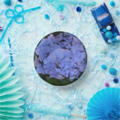 Rustikale Lila Hydrangea makrophylla Pappteller (Party)