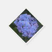 Rustikale Lila Hydrangea makrophylla Serviette (Ecke)