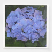 Rustikale Lila Hydrangea makrophylla Serviette (Vorderseite)