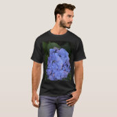 Rustikale Lila Hydrangea makrophylla T-Shirt (Vorne ganz)