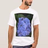 Rustikale Lila Hydrangea Makrophylla T - Shirt (Vorderseite)