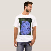 Rustikale Lila Hydrangea Makrophylla T - Shirt (Vorne ganz)