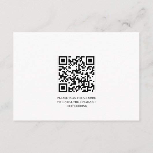 Rustikale Lila Lavendel & Lemons Hochzeitsdetails Begleitkarte (Rückseite)