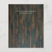 Rustikale Lila Orangefarbene Blumenzwiebeln (Rückseite)