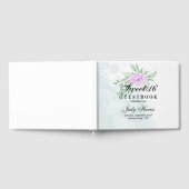 Rustikale Lila Rose Eucalyptus 16 . Geburtstag Gue Gästebuch (Voll)