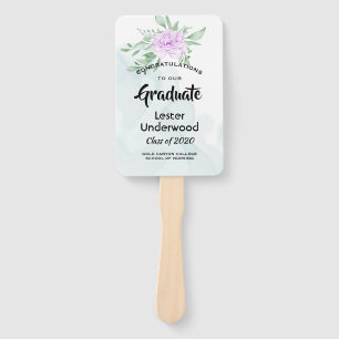 Rustikale Lila Rose Eukalyptus Grüne Abschluss Fächer
