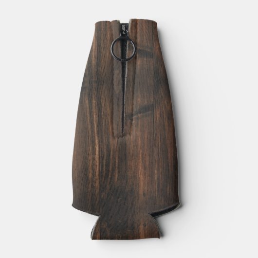 Rustikale Lila Schmetterlingsflasche Personalisier Flaschenkühler (Rückseite)