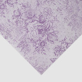 rustikale lila, Shabby Chic, blasse Lavendelfloral Seidenpapier (Ausschnitt)
