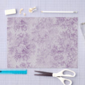 rustikale lila, Shabby Chic, blasse Lavendelfloral Seidenpapier (Handwerk)
