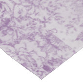 rustikale lila, Shabby Chic, blasse Lavendelfloral Tischdecke (Schrägansicht)