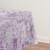rustikale lila, Shabby Chic, blasse Lavendelfloral Tischdecke (Beispiel)