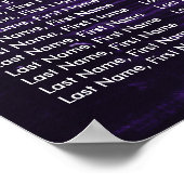 Rustikale Lila Sonnenblume Hochzeitskarte 12 Poster (Ecke)