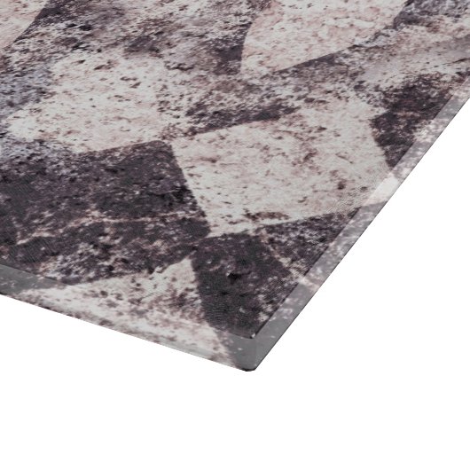 rustikale Lilie auf Diamanten Schneidebrett (Ecke)