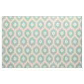 Rustikale Linen Beige und Aqua Ikat Print Stoff (Fat Quarter (45,7 x 55,9 cm))
