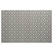 Rustikale Linen Beige und Grau Ikat Diamonds Stoff (Fat Quarter (45,7 x 55,9 cm))