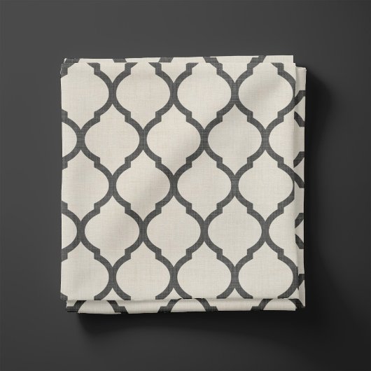 Rustikale Linen Beige und graumarokkanische Quarzf Stoff