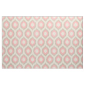 Rustikale Linen Beige und rosa Kat Print Stoff (Fat Quarter (45,7 x 55,9 cm))
