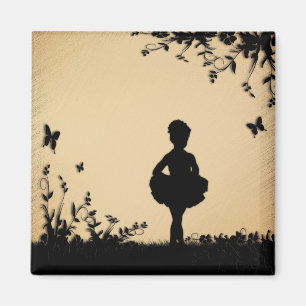 Rustikale Littlest Ballerina Magnet