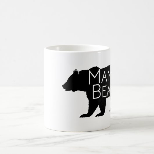 Rustikale Mama-Bären-Tasse Kaffeetasse (Mittel)