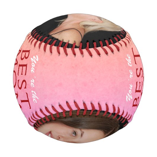 Rustikale Mama Muttertag 2 Foto Baseball (Rückseite)