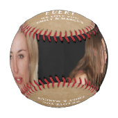 Rustikale Mama Muttertag 2 Foto Baseball (Vorderseite)